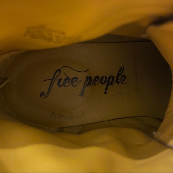 Free People Brown Leather Ankle Boots - Picture 9 of 11